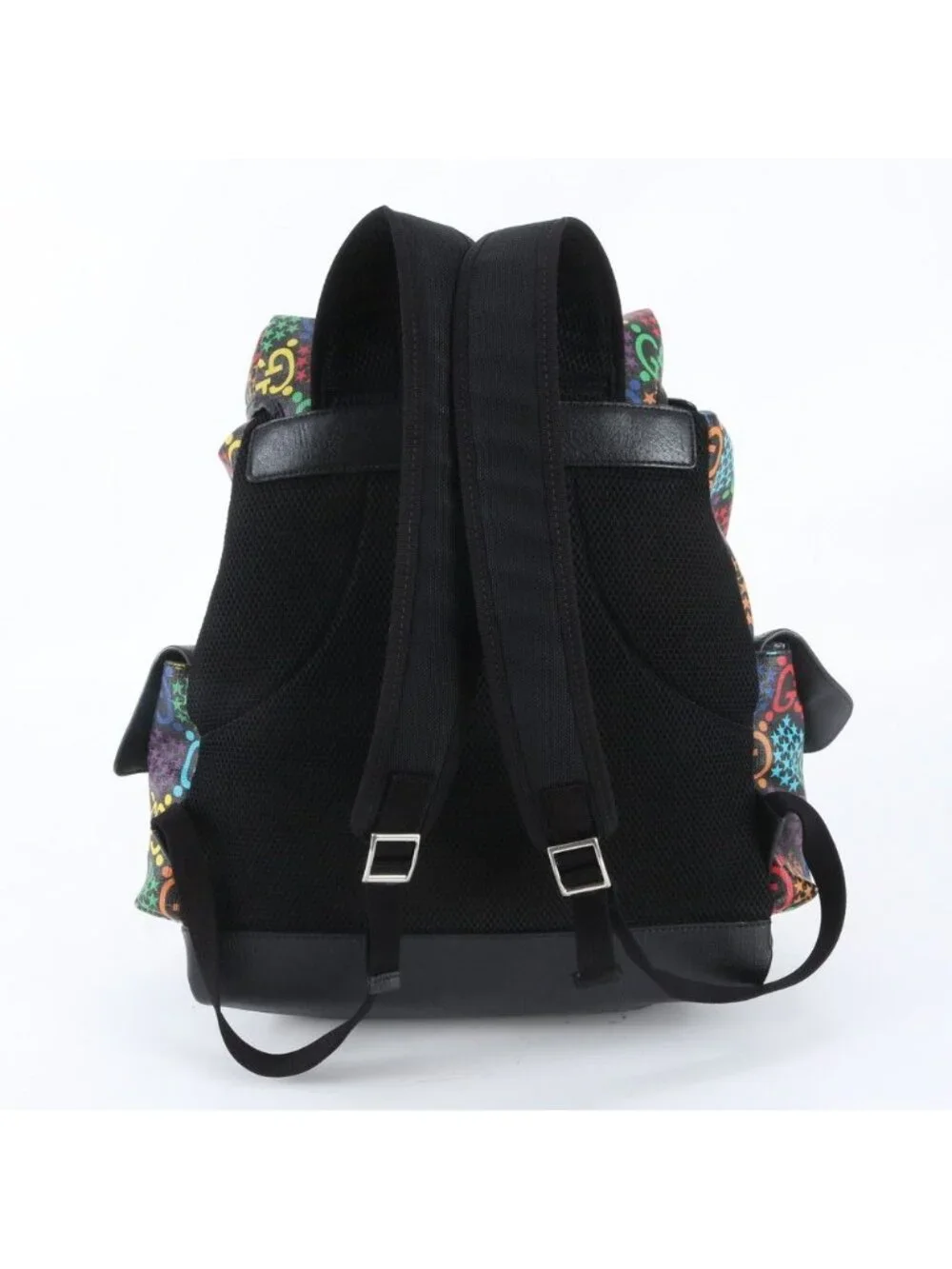 Gucci GG Psychedelic Leather Backpack Shoulder Bag Business